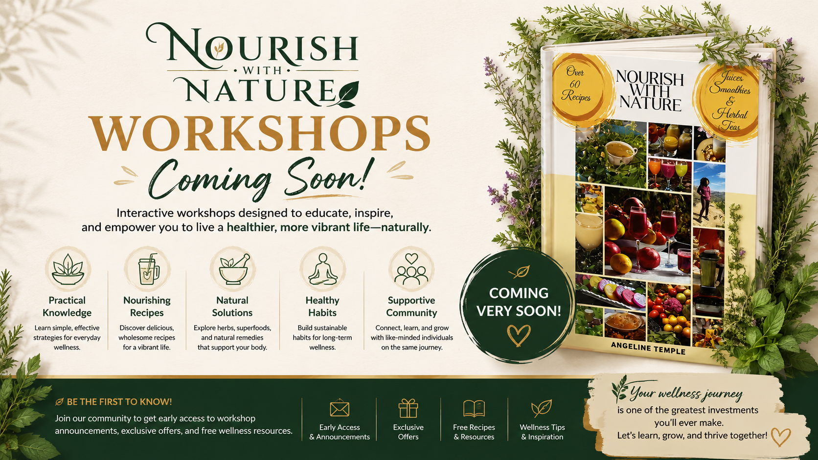 Nourish With Nature Workshops — Coming Soon